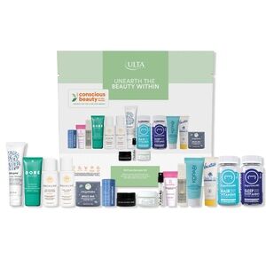 NEW 15pc Beauty Finds by Ulta Beauty Unearth The Beauty Within Eco-conscious Set